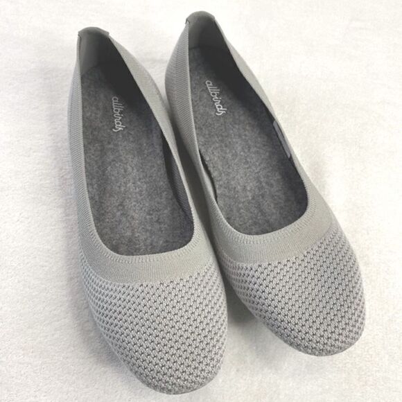 ALLBIRDS TREE BREEZERS BALLET FLATS MALLEE (Grey sole) - Picture 1 of 7
